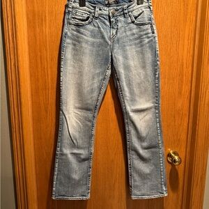 Silver Jeans Light Blue Straight Leg Women's Jeans